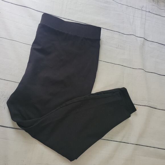 Torrid Size 3 Black Felt Front Pixie Pants Plus Career Office Stretch Pull On - Picture 7 of 7